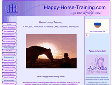 Tablet Screenshot of happy-horse-training.com